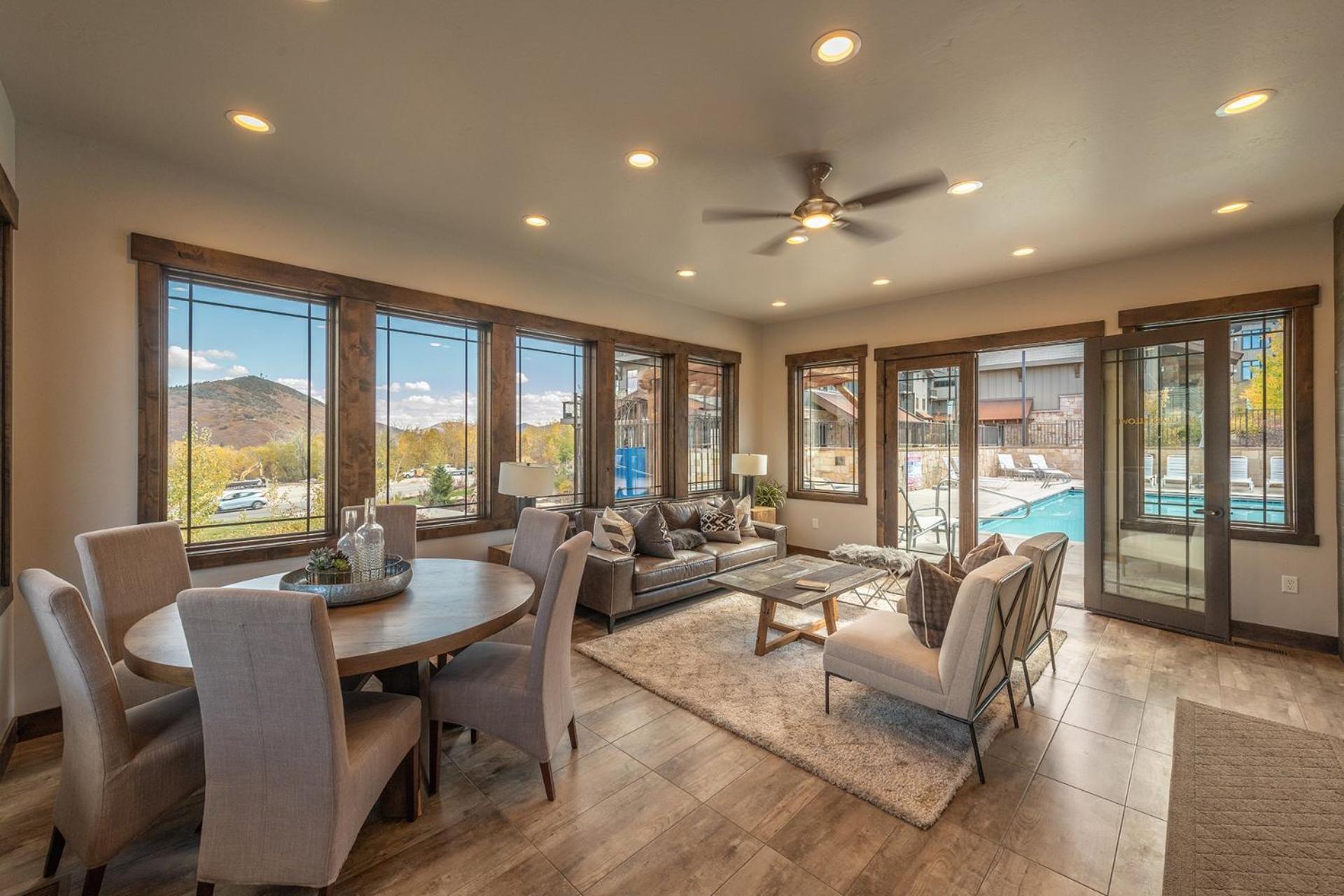 Blackstone Luxury 2Br, Walk To Skiing At Cabriolet, Mountain View, Shared Pool And Hot Tub, Gym Парк-Сити Экстерьер фото